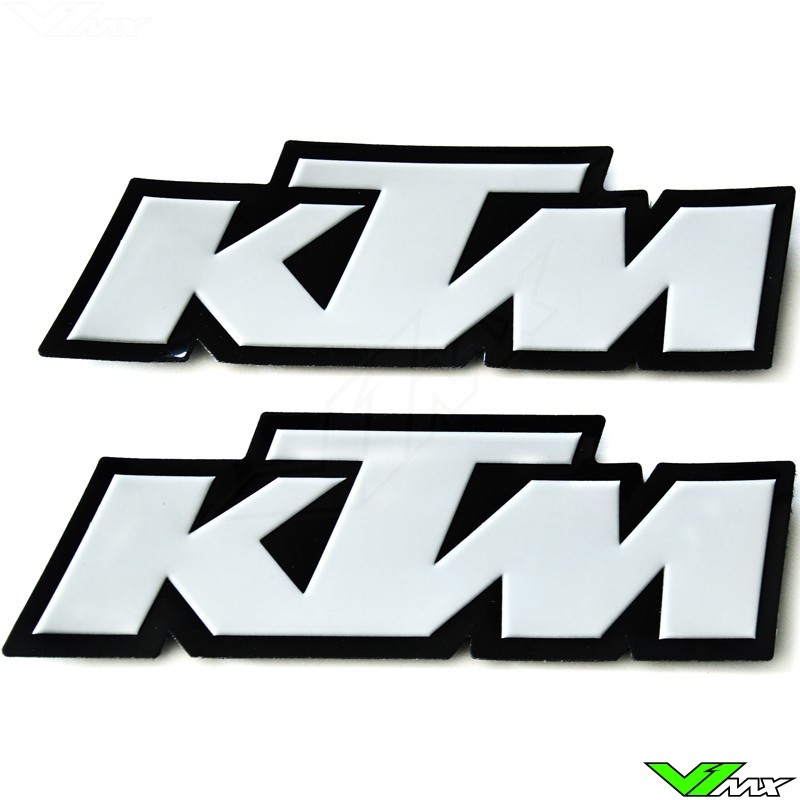 KTM Legpatch wit (2 stuks)