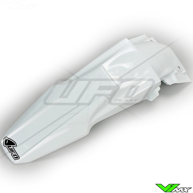 UFO Rear Fender White - Suzuki RMZ450