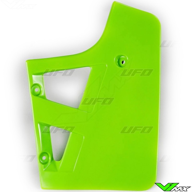 UFO Radiator Shrouds Green - Kawasaki KX125