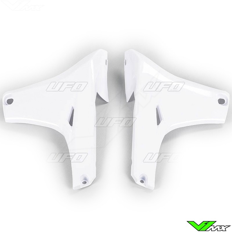 UFO Radiator Shrouds White - Yamaha YZF450