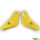 UFO Radiator Shrouds Yellow - Husqvarna CR125 CR250 WR125 WR250