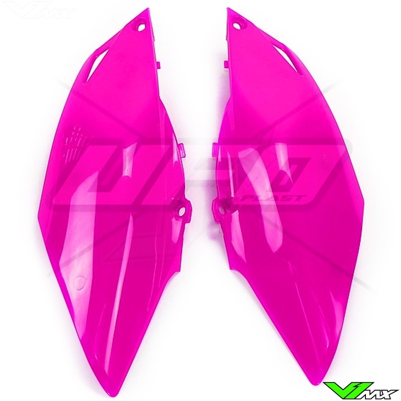 UFO Zijnummerplaten Fluo Roze - Honda CRF250R CRF450R