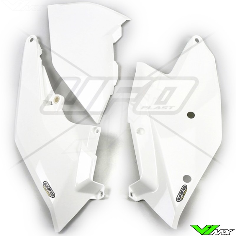 UFO Side Number Plate White - KTM