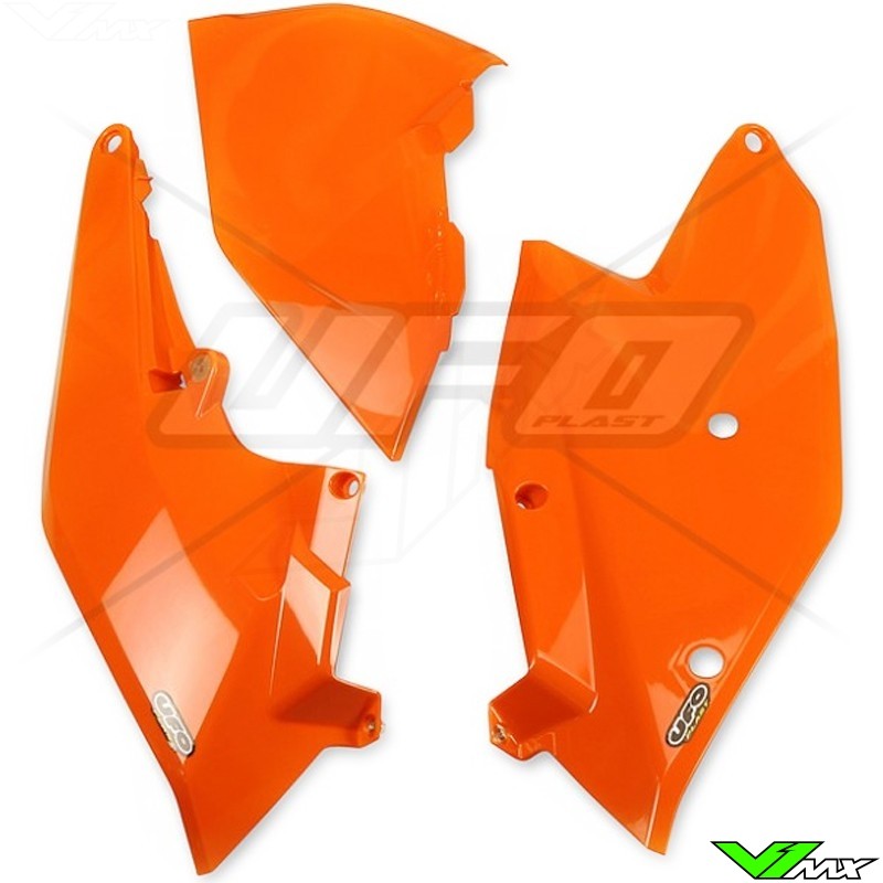 UFO Side Number Plate Orange - KTM