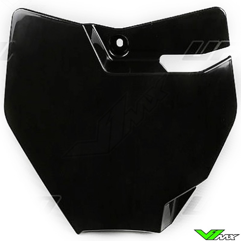 UFO Front Number Plate Black - KTM 65SX