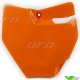 UFO Front Number Plate Orange - KTM 65SX