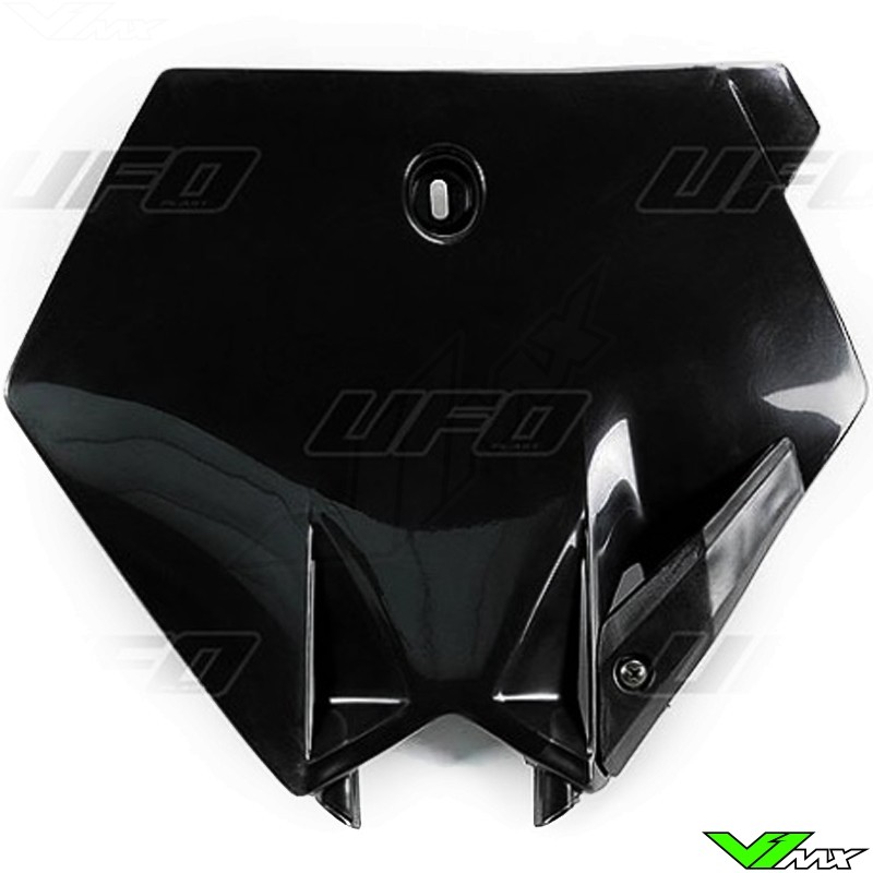 UFO Front Number Plate Black - KTM 85SX