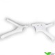 UFO Frame Guards White - Yamaha YZ125 YZ250