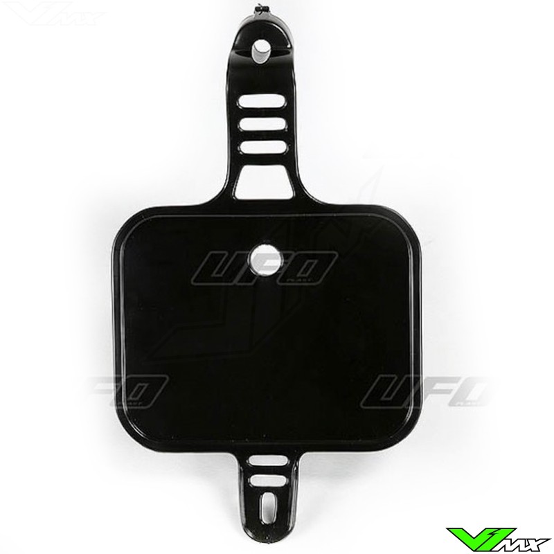 UFO Front Number Plate Black - Honda CRF50F