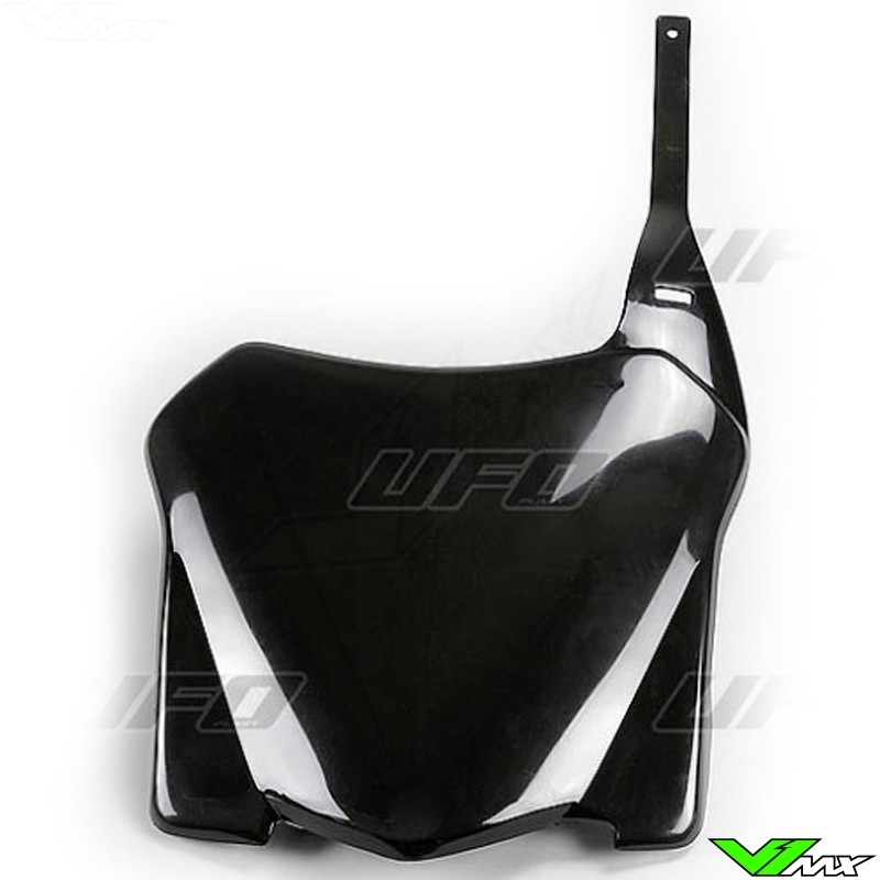 UFO Front Number Plate Black - Honda CRF250R CRF450R