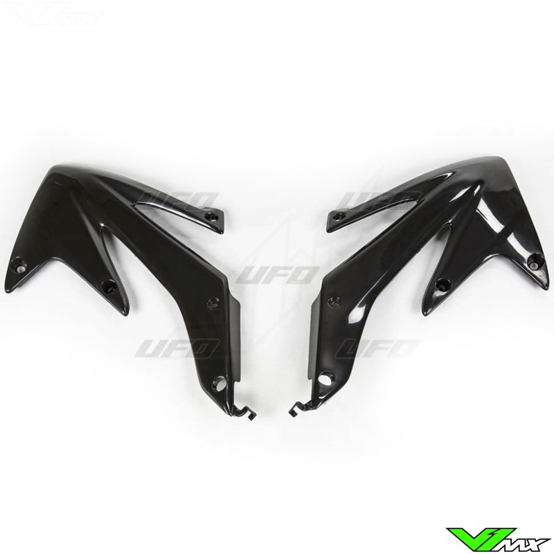 UFO Radiator Shrouds Black - Honda CRF450X