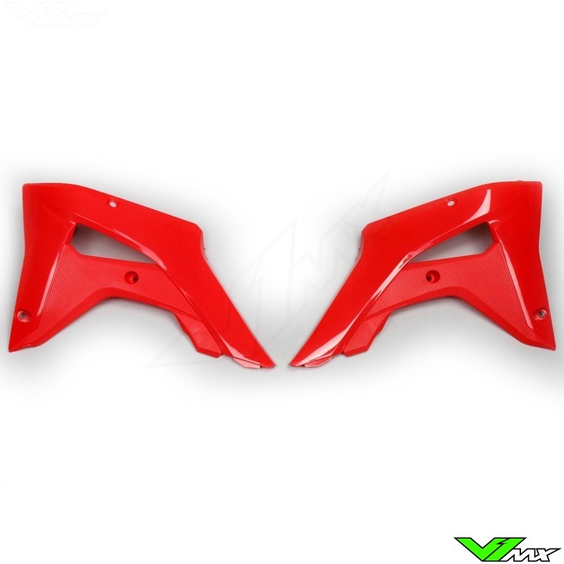 UFO Radiator Shrouds Red - Honda CRF250RX CRF450RX