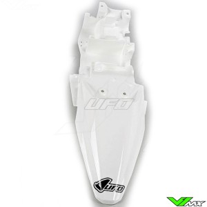 UFO Rear Fender White - Kawasaki KLX110