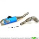 HGS Exhaust System Aluminium Blue - Suzuki RMZ450