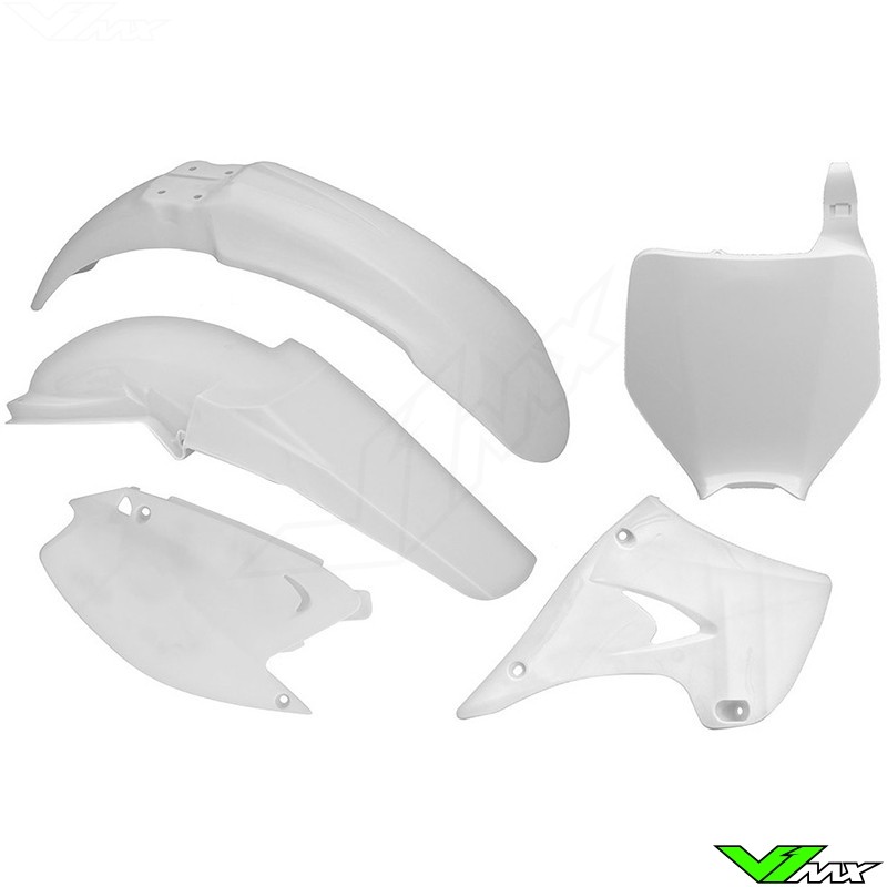 Rtech Plastic Kit White - Kawasaki KX125 KX250