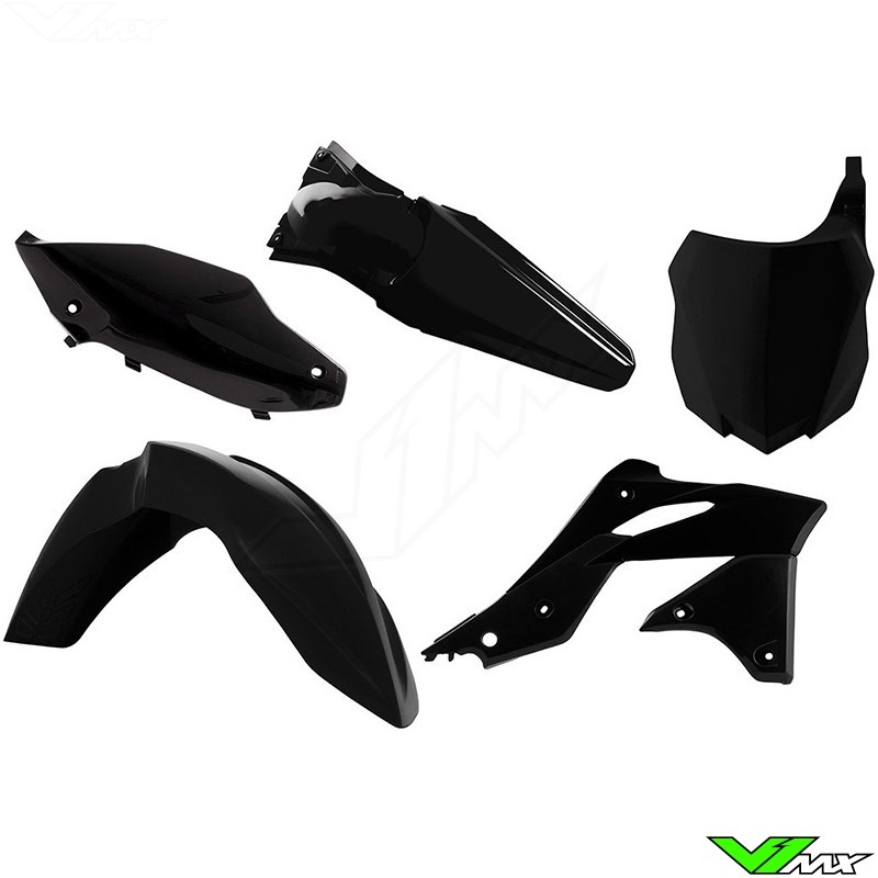 Rtech Plastic Kit Black - Kawasaki KXF250