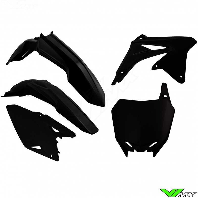 Rtech Plastic Kit Black - Suzuki RMZ450