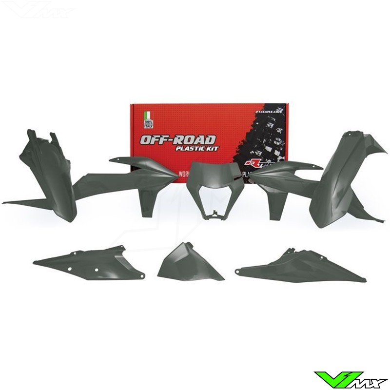 Rtech Plastic Kit Quantum Grey - KTM 150EXC 250EXC 300EXC 450EXC 500EXC 250EXC-F 350EXC-F