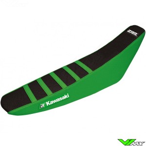 Zadelovertrek Blackbird Zebra zwart/groen - Kawasaki KX85