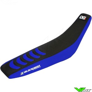 Zadelovertrek Blackbird Double grip 3 zwart/blauw - Yamaha YZ85