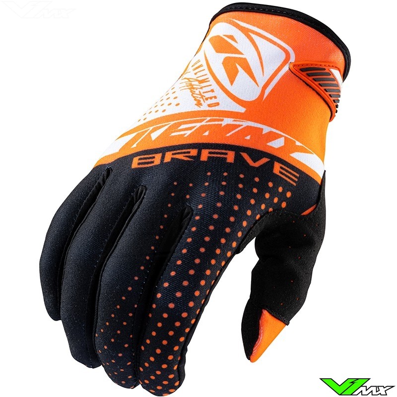 Kenny Brave 2021 Crosshandschoenen - Oranje (S/XL)