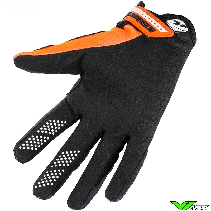 orange motocross gloves