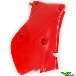 UFO Left Side Number Plate Red - Honda XR650R