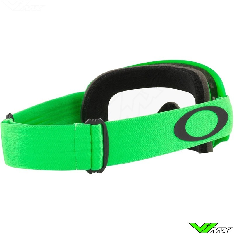 Oakley O Frame Motocross Goggle Green Clear Lens