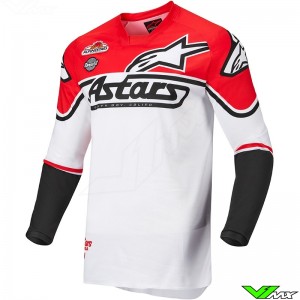 Alpinestars Racer Flagship Cross shirt - Fluo Rood (S)