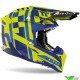 Airoh Aviator 3 TC21 Motocross Helmet - Fluo Yellow / Blue