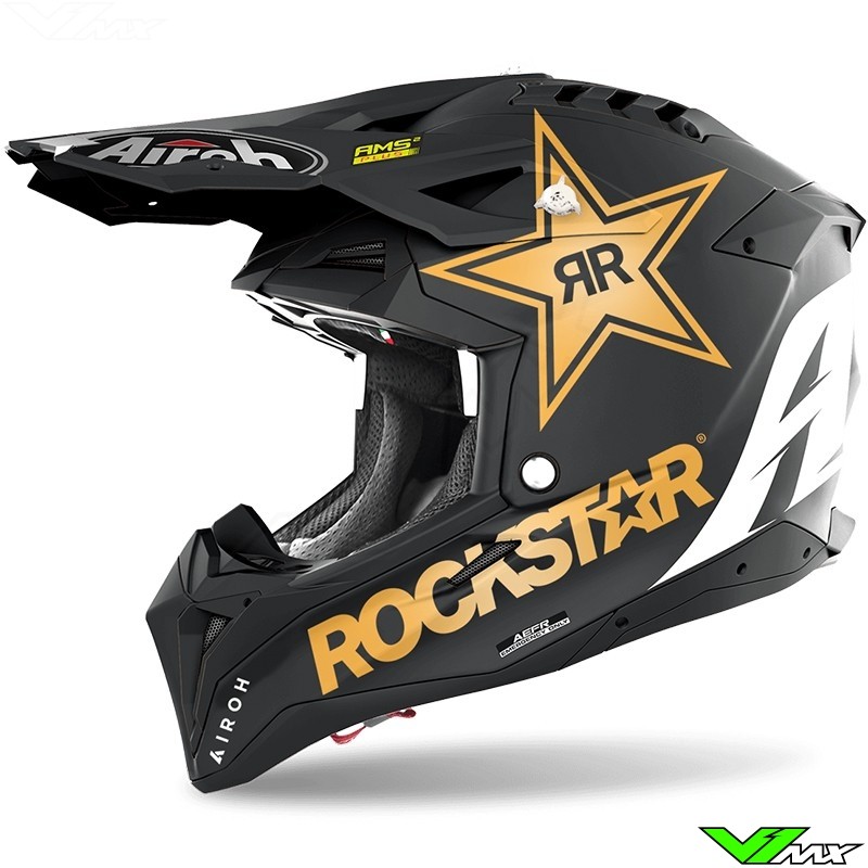 rockstar energy motocross helmet