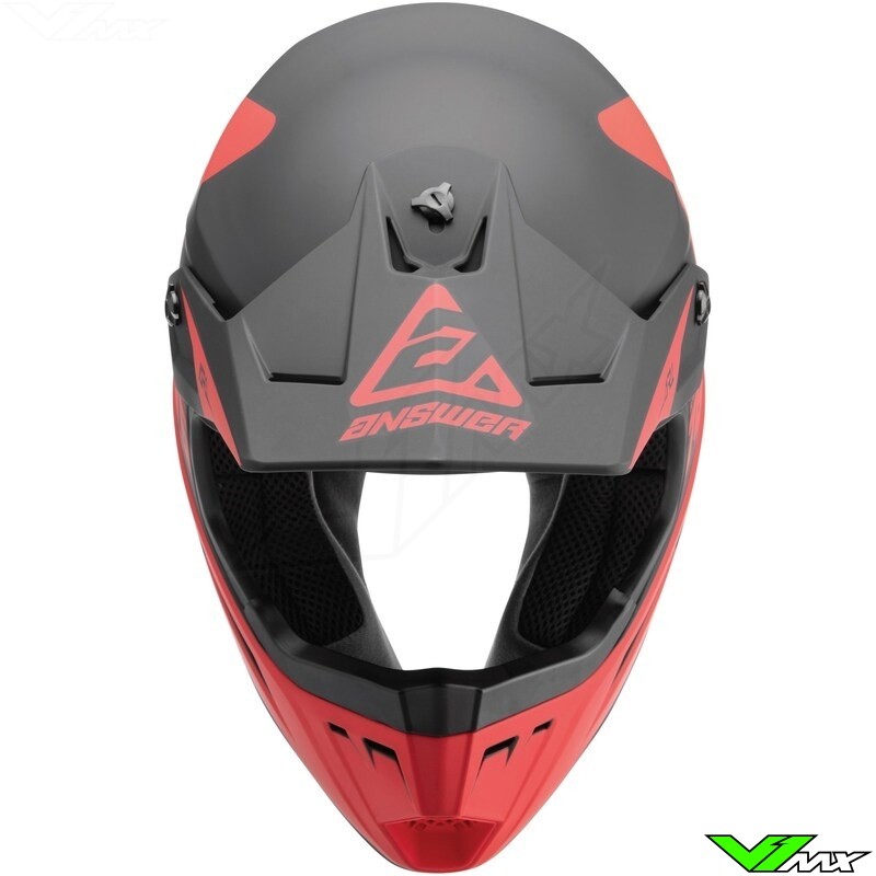 Red and black on sale motorcycle helmet