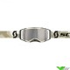 Scott Prospect Motocross Goggles - Beige / Silver Chrome Lens