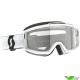 Scott Split OTG Motocross Goggles - White / Clear Lens