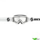 Scott Split OTG Motocross Goggles - White / Clear Lens