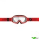 Scott Split OTG Crossbril - Donker Rood / Clear lens