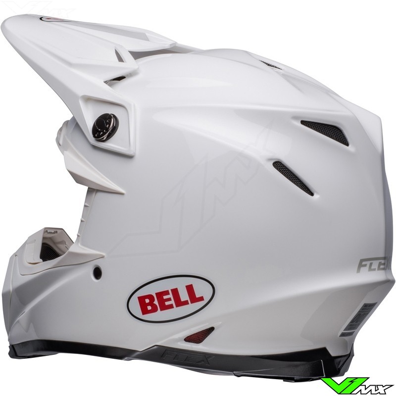 Bell moto 9 hot sale white