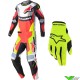 Alpinestars Fluid Agent 2023 Crosspak - Zwart / Mars Rood / Fluo Geel