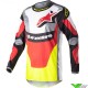 Alpinestars Fluid Agent 2023 Crosspak - Zwart / Mars Rood / Fluo Geel