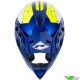 Kenny Titanium Motocross Helmet - Navy / Neon Yellow