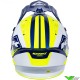 Kenny Titanium Motocross Helmet - Navy / Neon Yellow