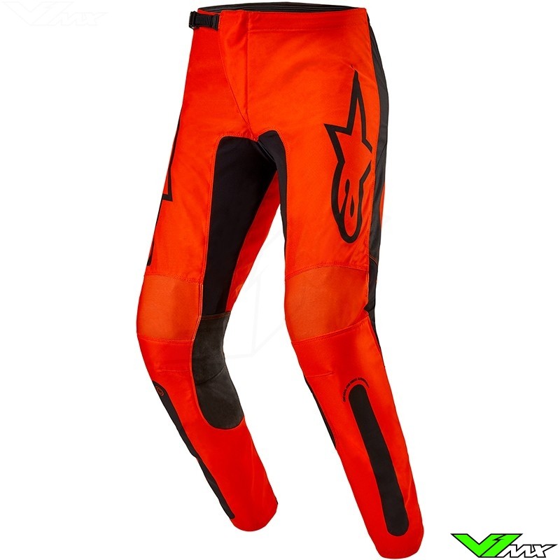 Pantaloni Motocross Alpinestars FLUID AGENT - Night Navy Hot Orange -  Offerta Online