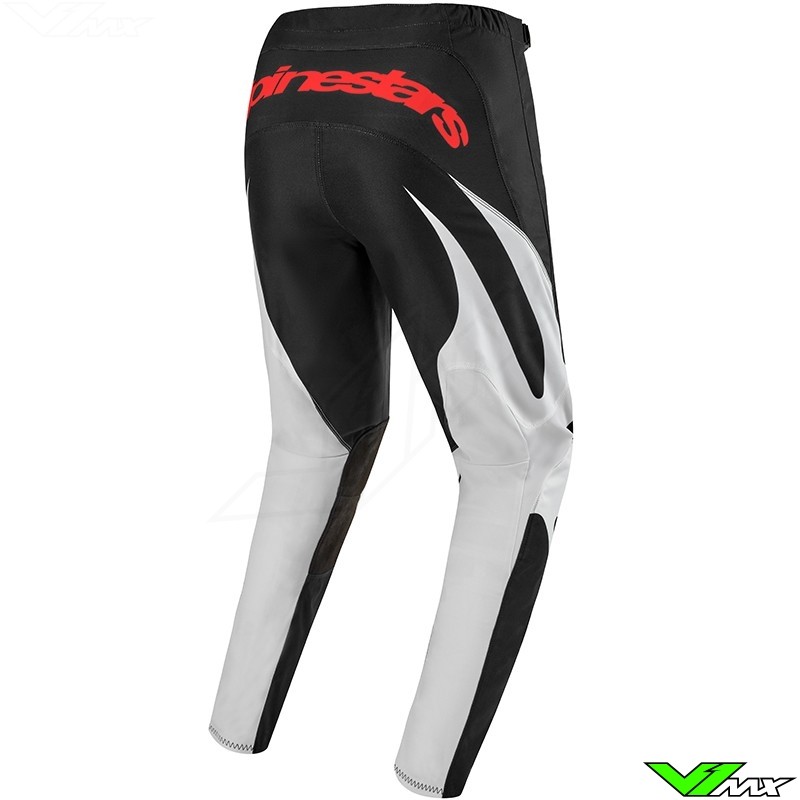 Alpinestars Fluid Lucent 2024 Motocross Gear Combo Black / White