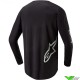 Alpinestars Fluid Graphite 2024 Motocross Gear Combo - Black / Silver