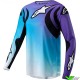 Alpinestars Fluid Stella 2024 Women Motocross Gear Combo - Turquoise / Purple