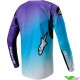 Alpinestars Fluid Stella 2024 Women Motocross Gear Combo - Turquoise / Purple