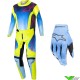 Alpinestars Racer Hoen 2024 Kinder Crosspak - Fluo Geel / Blauw (22/26/...)