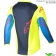 Alpinestars Racer Hoen 2024 Kinder Crosspak - Fluo Geel / Blauw (22/26/...)