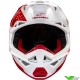 Alpinestars S-M10 Unite Motocross Helmet - White / Red