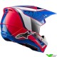 Alpinestars S-M5 Sail Motocross Helmet - Diva Pink / Enamel Blue